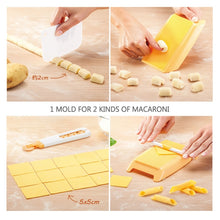 Load image into Gallery viewer, Plastic Pasta Macaroni Board Spaghetti Maker Rolling Pin Mold Kitchen Tool, Spaghetti Maker