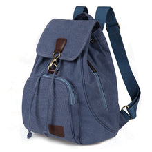 Load image into Gallery viewer, Women Canvas Student Laptop Bag Backpack