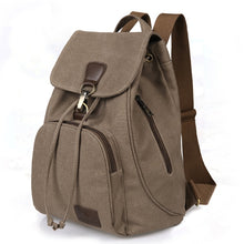 Load image into Gallery viewer, Women Canvas Student Laptop Bag Backpack