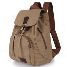 Load image into Gallery viewer, Women Canvas Student Laptop Bag Backpack