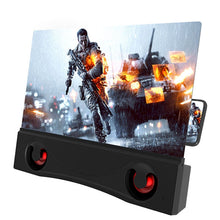 Load image into Gallery viewer, F12 12 inch Dual Speaker Phone Eye Protection Screen Amplifier