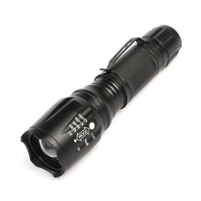Load image into Gallery viewer, T02 Pen Clip Mini Flashlight T6 Telescopic Zoom Led Flashlight Outdoor Waterproof Long Shot Glare Flashlight, T02 Pen Clip