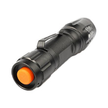 Load image into Gallery viewer, T02 Pen Clip Mini Flashlight T6 Telescopic Zoom Led Flashlight Outdoor Waterproof Long Shot Glare Flashlight, T02 Pen Clip
