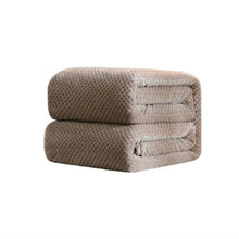 Load image into Gallery viewer, Thicken Solid Color Mesh Pineapple Flannel Blanket Coral Fleece Air Conditioning Sofa Cover Winter Warm Sheets Easy Wash Faux Fur Blankets, 100x150cm, 120x200cm, 150x200cm, 180x200cm, 200x230cm, 70x100cm, 45x65cm