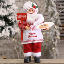 Load image into Gallery viewer, Christmas Decoration Standing Santa Claus Doll Christmas Backpack Old Man Doll Ornaments, Oil Lamp, Chevrolet, Chef, Gift