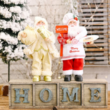 Load image into Gallery viewer, Christmas Decoration Standing Santa Claus Doll Christmas Backpack Old Man Doll Ornaments, Oil Lamp, Chevrolet, Chef, Gift
