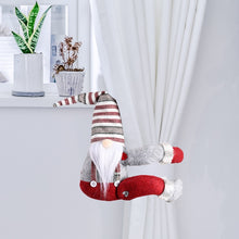 Load image into Gallery viewer, Christmas Decorations Striped Hat Forest Old Man Side Hug Curtain Door Curtain Buckle, Long Beard, Tied Beard