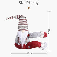 Load image into Gallery viewer, Christmas Decorations Striped Hat Forest Old Man Side Hug Curtain Door Curtain Buckle, Long Beard, Tied Beard
