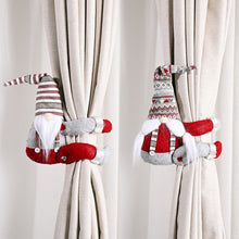 Load image into Gallery viewer, Christmas Decorations Striped Hat Forest Old Man Side Hug Curtain Door Curtain Buckle, Long Beard, Tied Beard