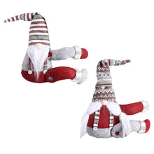 Load image into Gallery viewer, Christmas Decorations Striped Hat Forest Old Man Side Hug Curtain Door Curtain Buckle, Long Beard, Tied Beard