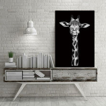 Load image into Gallery viewer, Simple Black and White Animal Decoration Painting Study Living Room Sofa Background Wall Painting Without Frame