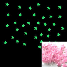 Load image into Gallery viewer, 100PC Kids Bedroom Glow Wall Stickers Stars
