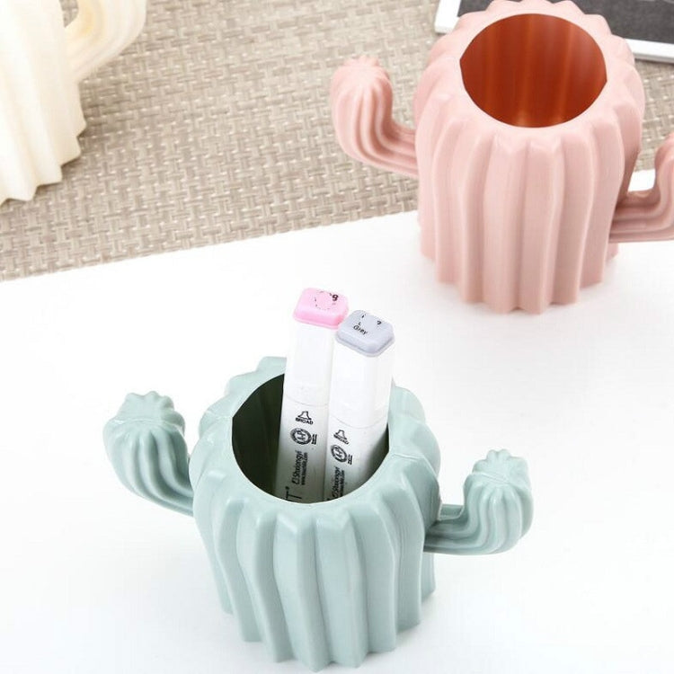 Cactus Shape Vase Creative Home Furnishings Interior Decorations Desktop Pen Holder