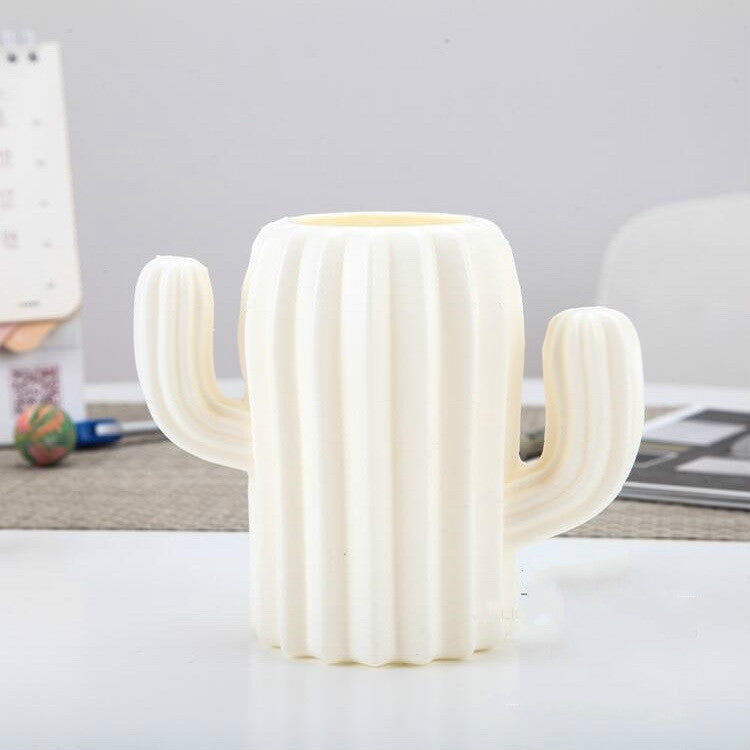 Cactus Shape Vase Creative Home Furnishings Interior Decorations Desktop Pen Holder