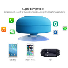 Load image into Gallery viewer, Mini Portable Subwoofer Shower Wireless Waterproof Bluetooth Speaker Handsfree Receive Call Music Suction Mic for iPhone Samsung