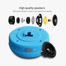 Load image into Gallery viewer, Mini Portable Subwoofer Shower Wireless Waterproof Bluetooth Speaker Handsfree Receive Call Music Suction Mic for iPhone Samsung