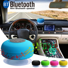 Load image into Gallery viewer, Mini Portable Subwoofer Shower Wireless Waterproof Bluetooth Speaker Handsfree Receive Call Music Suction Mic for iPhone Samsung