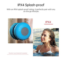 Load image into Gallery viewer, Mini Portable Subwoofer Shower Wireless Waterproof Bluetooth Speaker Handsfree Receive Call Music Suction Mic for iPhone Samsung