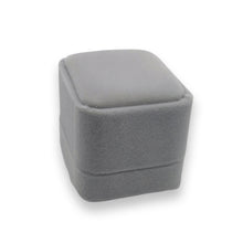Load image into Gallery viewer, Exquisite Jewelry Packaging Gift Box, 5x5.5cm (Flannel Grey), 7x7cm (Flannel Grey), 7.5x7.5cm (Bow Knot)