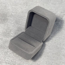 Load image into Gallery viewer, Exquisite Jewelry Packaging Gift Box, 5x5.5cm (Flannel Grey), 7x7cm (Flannel Grey), 7.5x7.5cm (Bow Knot)