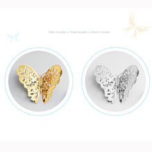 Load image into Gallery viewer, 3D Wallpaper Home Decoration Hollow Butterfly Fridge Wall Stickers