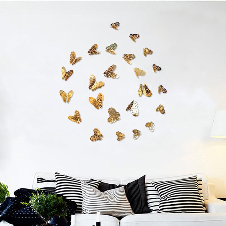 3D Wallpaper Home Decoration Hollow Butterfly Fridge Wall Stickers