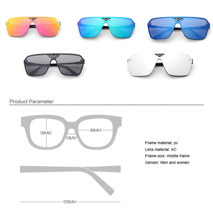 Retro Fashion Sunglasses Men and Women Coloured Lense Sun Glasses