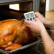 Load image into Gallery viewer, Digital Oven Thermometer Kitchen Food Cooking Meat BBQ Probe Thermometer Timer Water Milk Temperature Cooking Tools, Digital Oven Thermometer