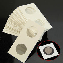 Load image into Gallery viewer, 50 PCS / 3 Sets 40mm Diameter Coin Protector Square Coin Collection Paper Clip, Paper Clip