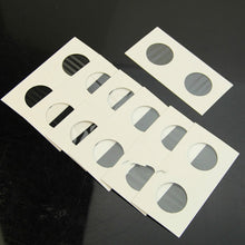 Load image into Gallery viewer, 50 PCS / 3 Sets 40mm Diameter Coin Protector Square Coin Collection Paper Clip, Paper Clip