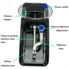 Load image into Gallery viewer, Electric Easy Automatic Cigarette Rolling Machine Tobacco Injector Maker Roller, 8mm, US Plug, EU Plug