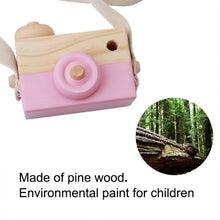 Load image into Gallery viewer, Children Wooden Camera Photography Props Creative Hand Made Toys Photo Props Decorative Ornaments