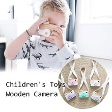 Load image into Gallery viewer, Children Wooden Camera Photography Props Creative Hand Made Toys Photo Props Decorative Ornaments