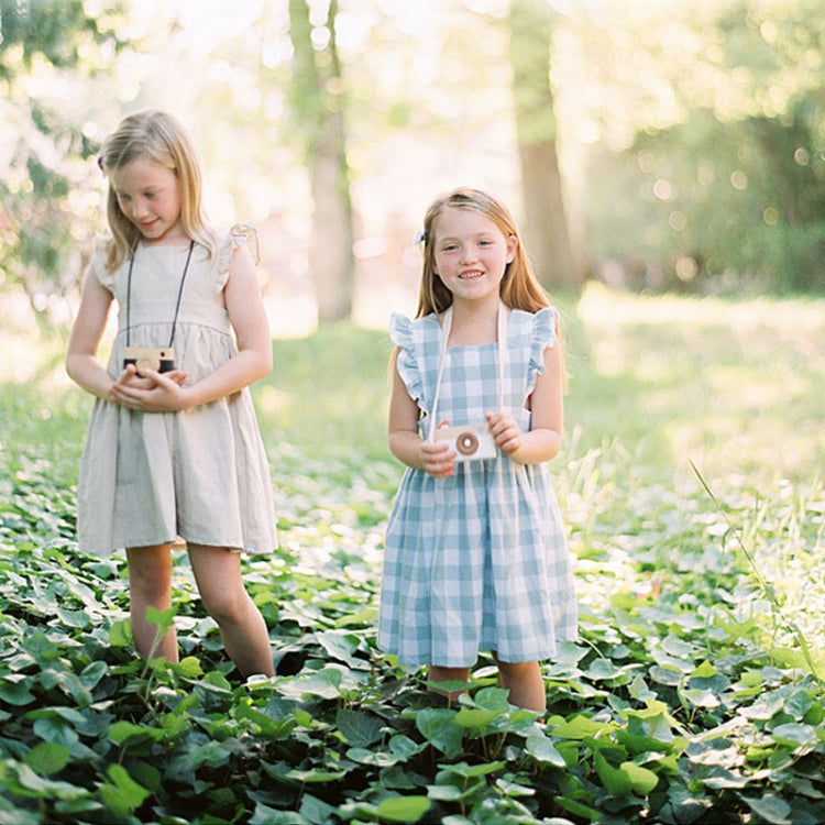 Children Wooden Camera Photography Props Creative Hand Made Toys Photo Props Decorative Ornaments