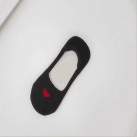 3 Pairs  Non-slip Heart Pattern Invisible Socks