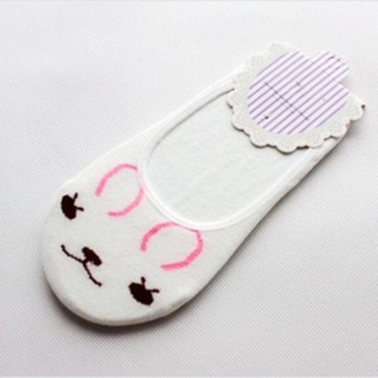 3 Pairs  Non-slip Heart Pattern Invisible Socks