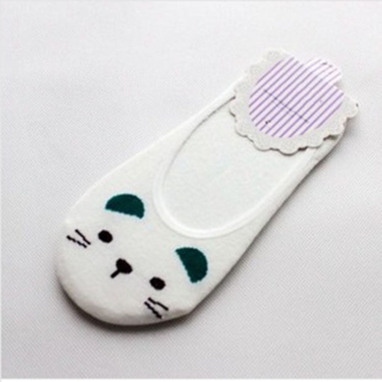 3 Pairs  Non-slip Heart Pattern Invisible Socks