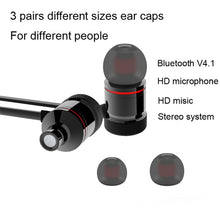 Load image into Gallery viewer, MoreBlue S07 Wireless Bluetooth Earphones Metal Magnetic Stereo Bass Headphones Cordless Sport Headset Earbuds With Microphone