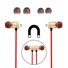Load image into Gallery viewer, MoreBlue S07 Wireless Bluetooth Earphones Metal Magnetic Stereo Bass Headphones Cordless Sport Headset Earbuds With Microphone