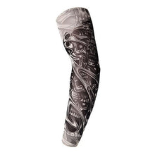 Load image into Gallery viewer, Men Fake Tattoo Sunscreen Ice Silk Sleeve