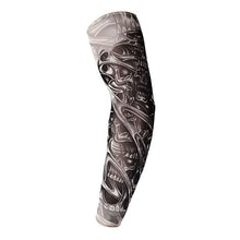 Load image into Gallery viewer, Men Fake Tattoo Sunscreen Ice Silk Sleeve