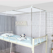 Load image into Gallery viewer, Student Dormitory Upper Berth Free Installation of Dustproof Top Side Single Door Mosquito Net, 90x190x150 cm (Without Stand), 90x190x150 cm (Including Bracket)