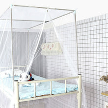 Load image into Gallery viewer, Student Dormitory Upper Berth Free Installation of Dustproof Top Side Single Door Mosquito Net, 90x190x150 cm (Without Stand), 90x190x150 cm (Including Bracket)