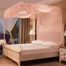 Load image into Gallery viewer, Household Free Installation Thickened Encryption Dustproof Mosquito Net, 120x200 cm Full Bottom, 150x200 cm Full Bottom, 180x200 cm Full Bottom, 180x220 cm Full Bottom, 200x220 cm Full Bottom, 120x200 cm Bed Back, 150x200 cm Bed Back, 180x200 cm Bed Ba...