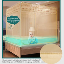 Load image into Gallery viewer, Household Free Installation Thickened Encryption Dustproof Mosquito Net, 120x200 cm Full Bottom, 150x200 cm Full Bottom, 180x200 cm Full Bottom, 180x220 cm Full Bottom, 200x220 cm Full Bottom, 120x200 cm Bed Back, 150x200 cm Bed Back, 180x200 cm Bed Ba...