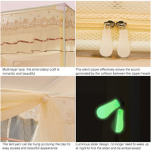 Load image into Gallery viewer, Household Free Installation Thickened Encryption Dustproof Mosquito Net, 120x200 cm Full Bottom, 150x200 cm Full Bottom, 180x200 cm Full Bottom, 180x220 cm Full Bottom, 200x220 cm Full Bottom, 120x200 cm Bed Back, 150x200 cm Bed Back, 180x200 cm Bed Ba...