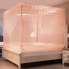 Load image into Gallery viewer, Household Free Installation Thickened Encryption Dustproof Mosquito Net, 120x200 cm Full Bottom, 150x200 cm Full Bottom, 180x200 cm Full Bottom, 180x220 cm Full Bottom, 200x220 cm Full Bottom, 120x200 cm Bed Back, 150x200 cm Bed Back, 180x200 cm Bed Ba...