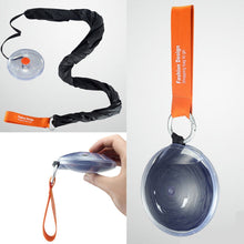 Load image into Gallery viewer, Portable Tote In Pouch Reusable Folding Carabiner Shopping Bag