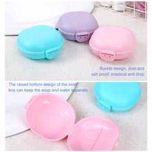 Load image into Gallery viewer, 3 PCS Bathroom Dish Plate Case Home Shower Travel Hiking Holder Container Soap Box
