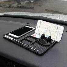 Load image into Gallery viewer, Car Interior Car Multifunctional Instrument Panel Storage Pad Car Phone Bracket Anti-slip Pad With Stop, Stereo Red Circle, Stereo Blue Circle, Rotating Red Circle, Rotating Blue Circle, Rotating Black Circle